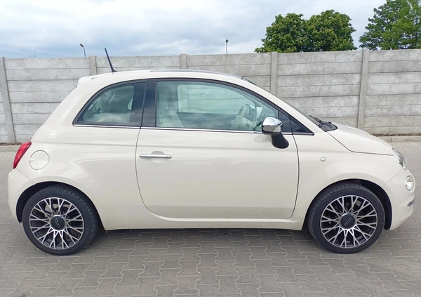 Fiat 500 cena 38900 przebieg: 31000, rok produkcji 2018 z Pleszew małe 191